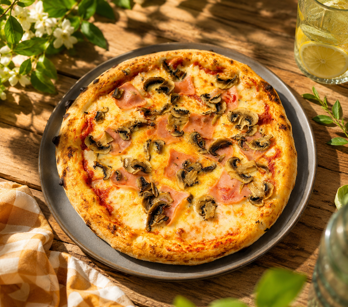 #4 Prosciutto e Funghi
