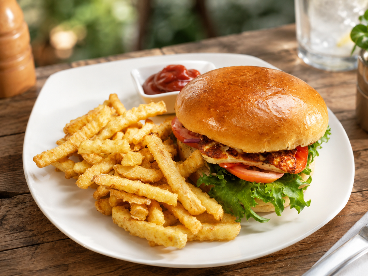 Halloumi Burger